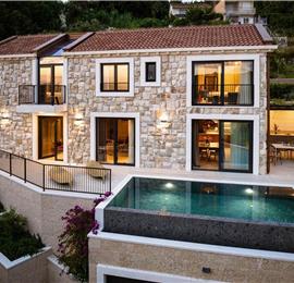 3 Bedroom Villa with Infinity Pool and Sea Views in Slano, Dubrovnik, Sleeps 6